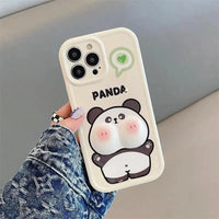 Cute Panda Cheeks Phone Case (For iPhones) - Bear Hugs