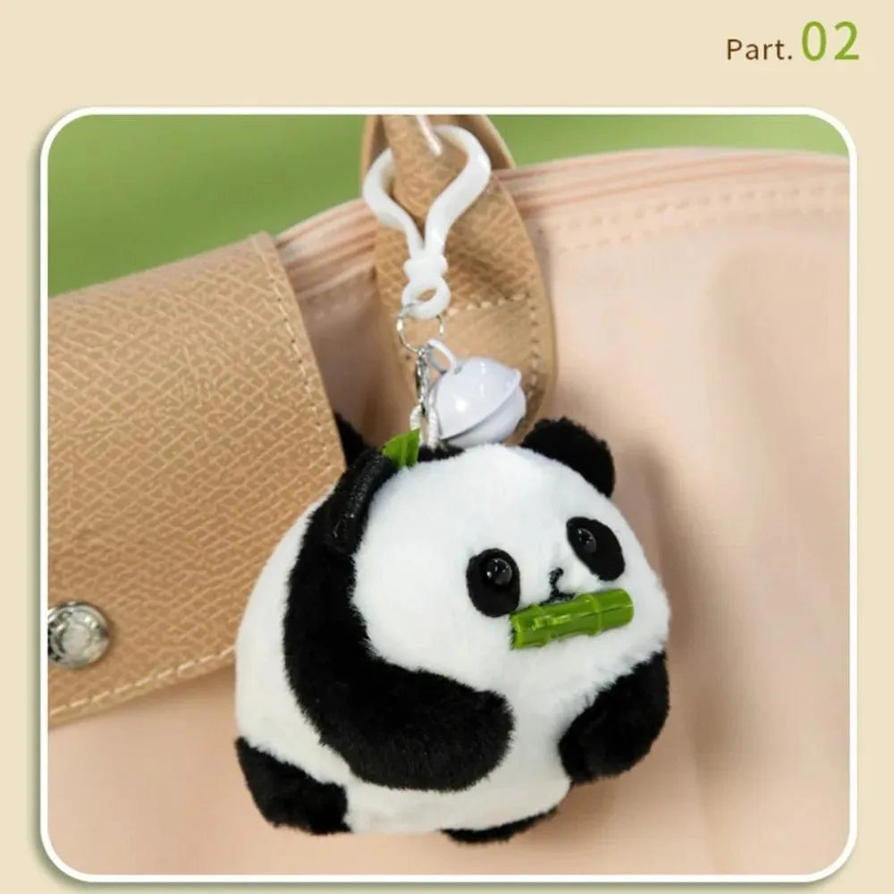 Cute Panda Wagging Tail Keychain - Bear Hugs