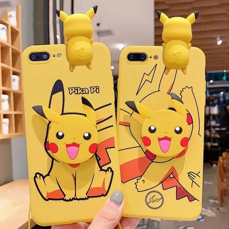 Cute Pikachu Yellow Phone Case (For iPhone) - Bear Hugs