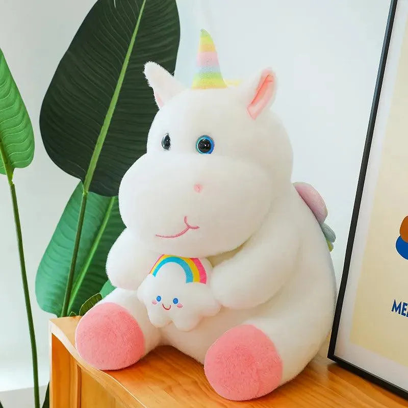 Cute Plump Unicorn Plush - Bear Hugs