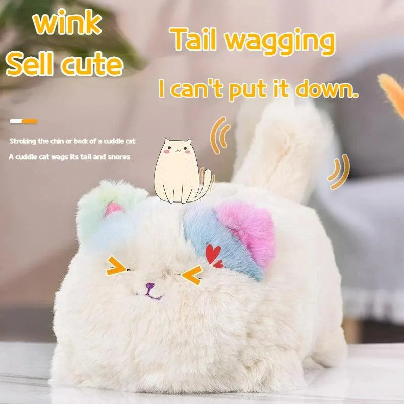 Cute Plush Electric Cuddle Cat and Dog Toy - Bear Hugs