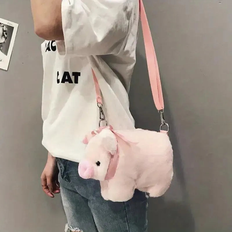 Cute Plush Pig Cross Bodybag - Bear Hugs