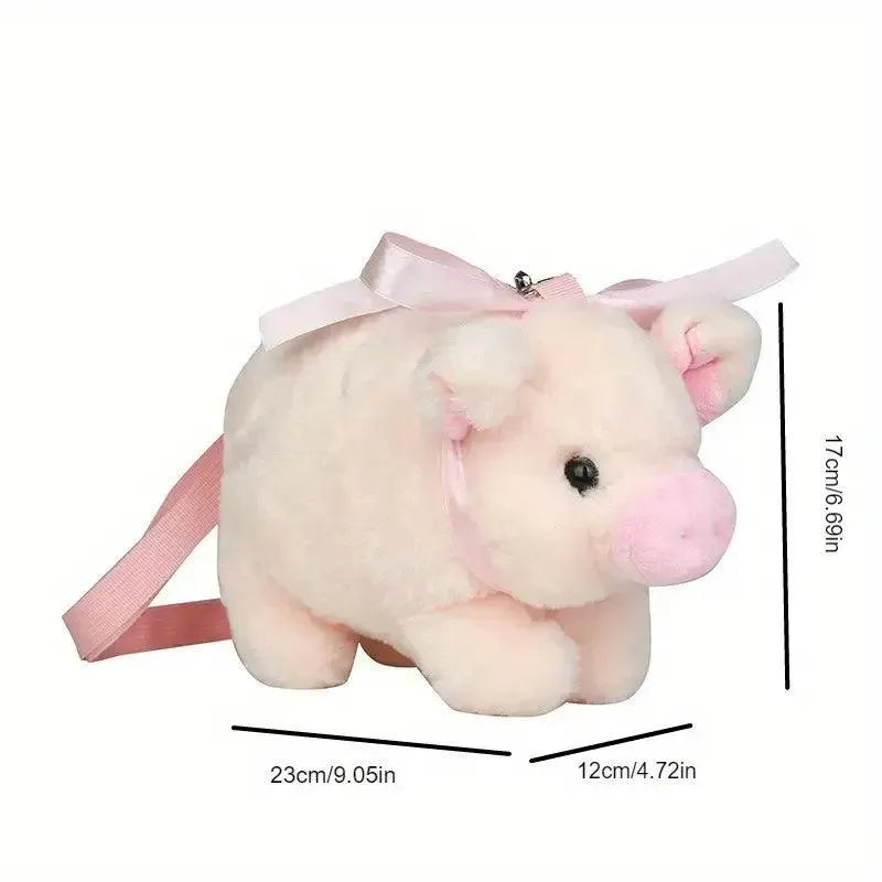 Cute Plush Pig Cross Bodybag - Bear Hugs