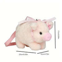 Cute Plush Pig Cross Bodybag - Bear Hugs