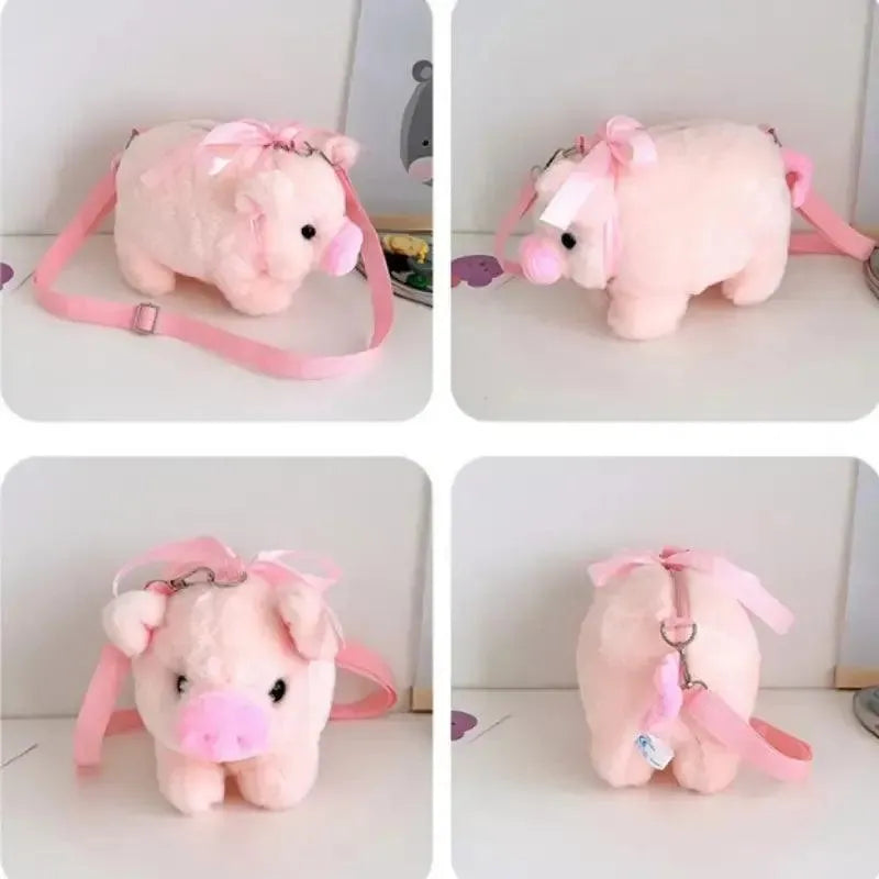 Cute Plush Pig Cross Bodybag - Bear Hugs