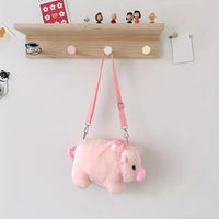 Cute Plush Pig Cross Bodybag - Bear Hugs