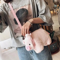 Cute Plush Pig Cross Bodybag - Bear Hugs