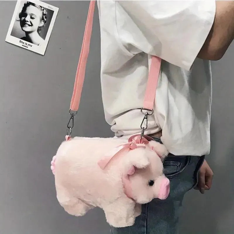 Cute Plush Pig Cross Bodybag - Bear Hugs