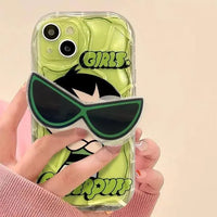 Cute Powerpuff Girls Phone Case (For iPhones) - Bear Hugs