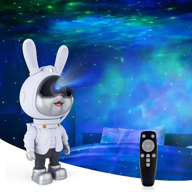 Cute Rabbit Galaxy Projector Night Lamp - Bear Hugs