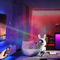 Cute Rabbit Galaxy Projector Night Lamp - Bear Hugs