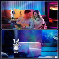 Cute Rabbit Galaxy Projector Night Lamp - Bear Hugs