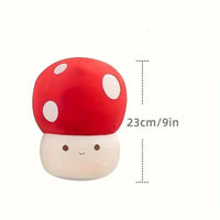 Cute Red and White Mushroom Plushie - Bear Hugs