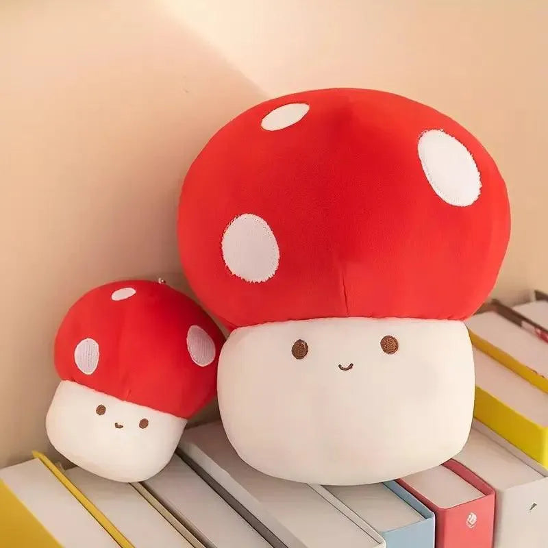 Cute Red and White Mushroom Plushie - Bear Hugs