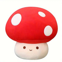 Cute Red and White Mushroom Plushie - Bear Hugs