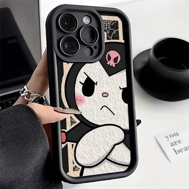 Cute Sanrio Kuromi Trend Case (For iPhones) - Bear Hugs