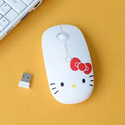 Cute Sanrio Silent Wireless Mouse - Bear Hugs