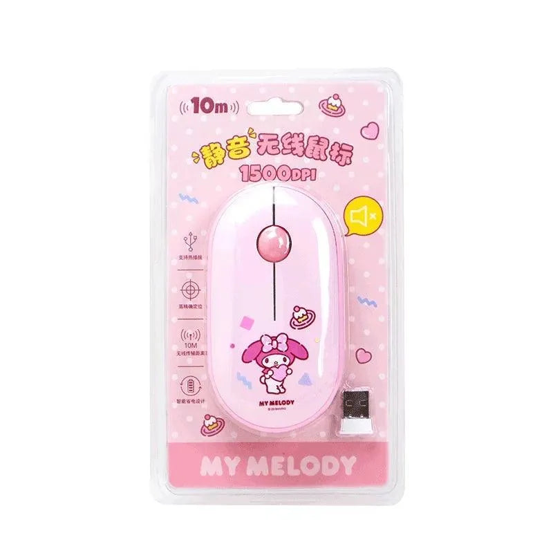 Cute Sanrio Silent Wireless Mouse - Bear Hugs