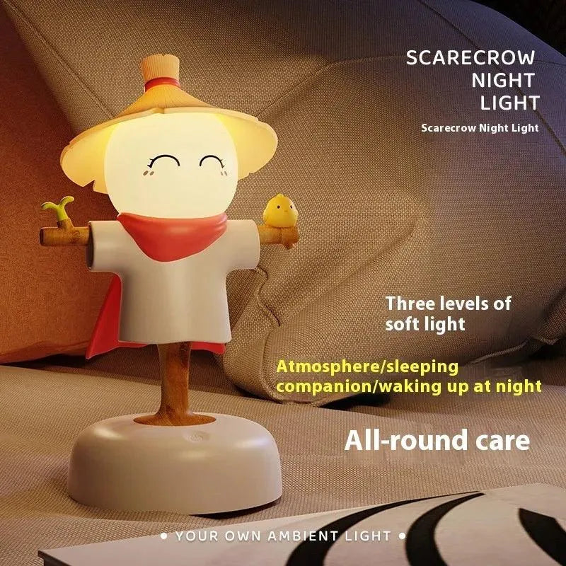 Cute Scarecrow Night Lamp - Bear Hugs