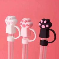 Cute Silicone Straw Covers Cap for Stanley Cup (4 Pcs) - Bear Hugs