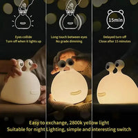 Cute Slug Silicon Night Lamp - Bear Hugs