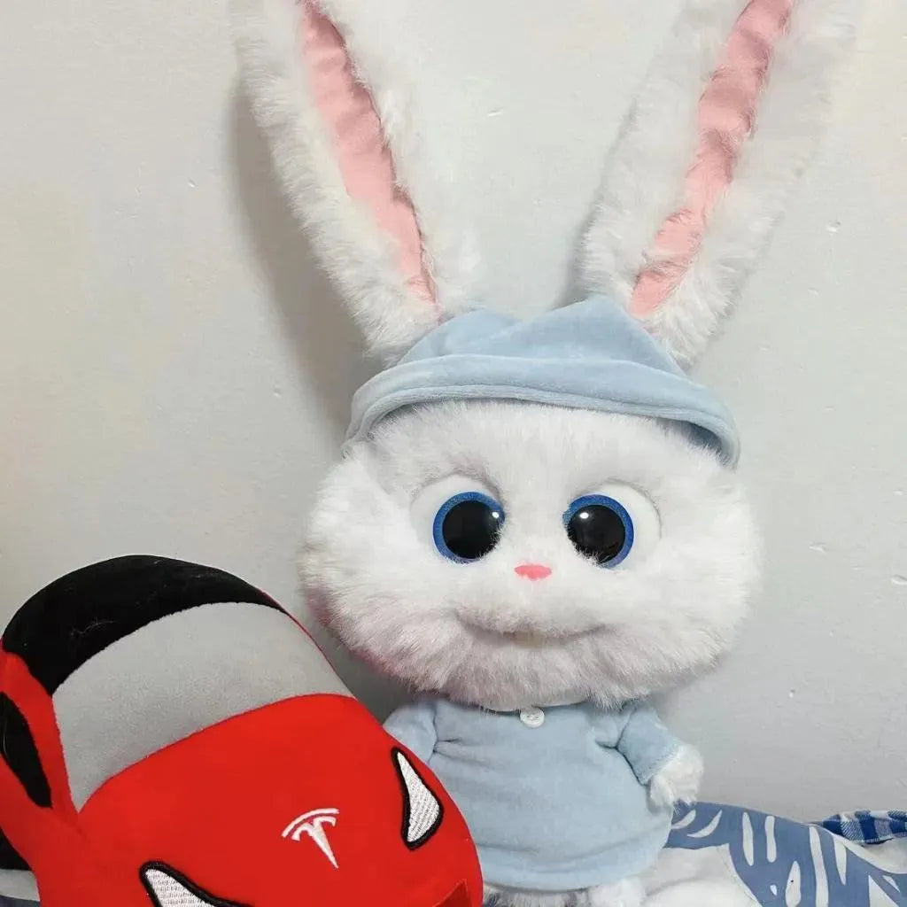 Cute Snowball Rabbit Plushie - Bear Hugs