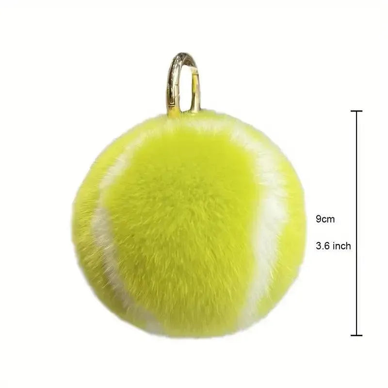 Cute Tennis Ball Keychain - Bear Hugs