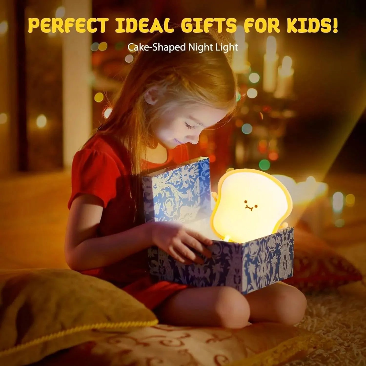 Cute Toast Night Light - Bear Hugs