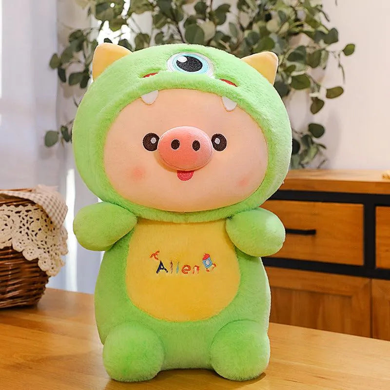 Cute Transformational Piggy Plushie - Bear Hugs