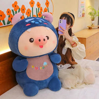 Cute Transformational Piggy Plushie - Bear Hugs