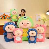 Cute Transformational Piggy Plushie - Bear Hugs