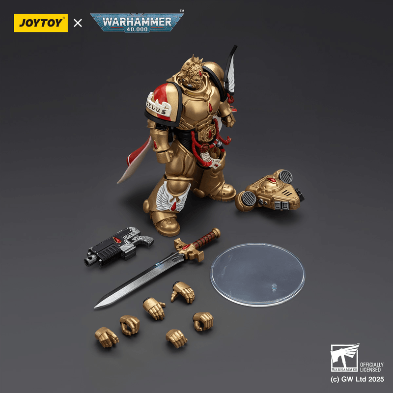 WARHAMMER Blood Angels Captain with Heavy Bolt Pistol & Power Sword - Bear Hugs