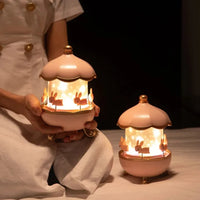 Bunny Tail Carousel Projector Night Lamp - Bear Hugs