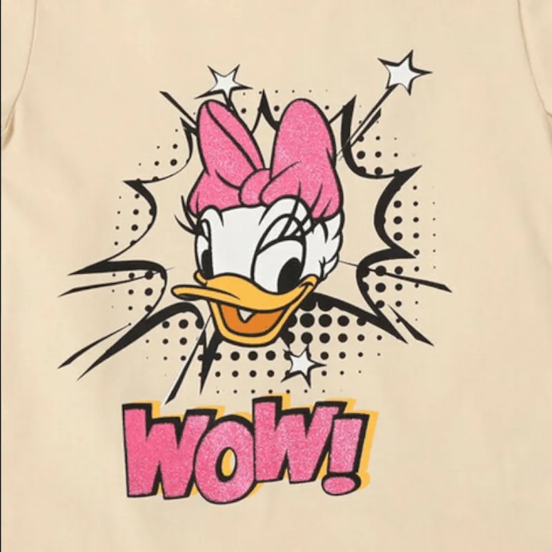 Daisy Duck Graphic Print Round-Neck T-shirt - Bear Hugs