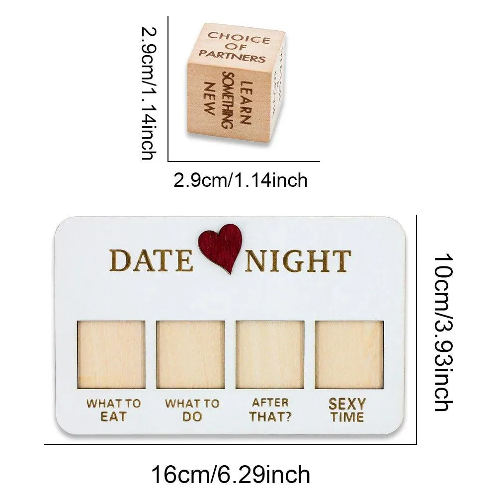 Date Night Dice For Couples - Bear Hugs