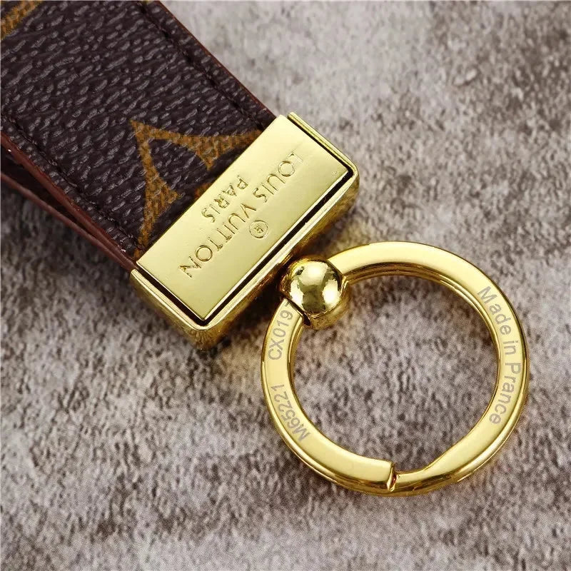 Signature Loop Premium Leather Keychain