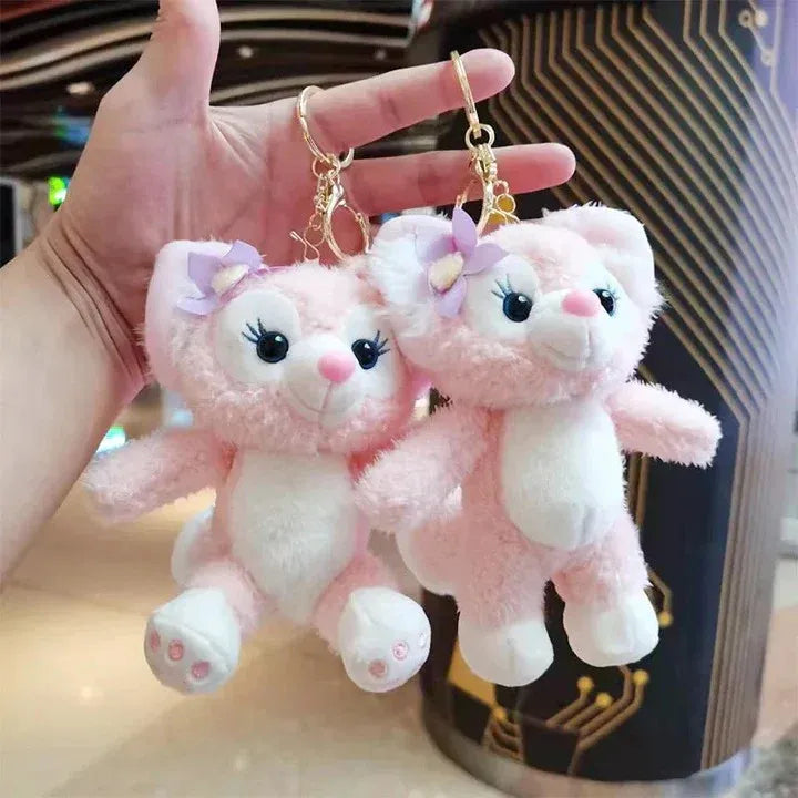 Disney LinaBell Cat Plush Keychain