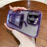 Diamond Glass Glitter Case (For iPhones) - Bear Hugs