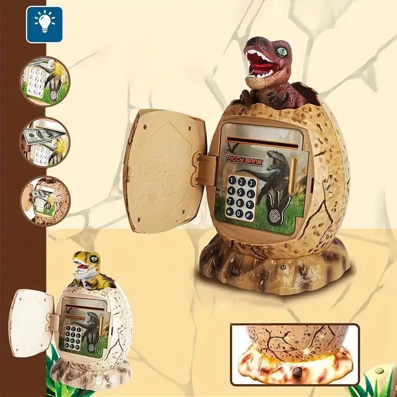 Dino ATM Savings Piggy Bank - Bear Hugs