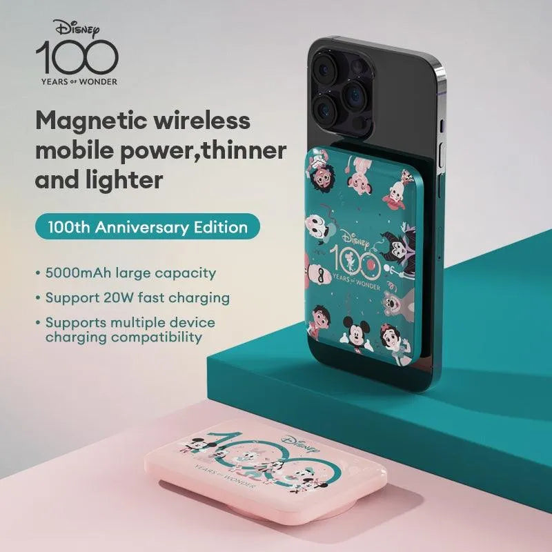 Disney 100 Years Anniversary Fast Charging Power Bank - Bear Hugs