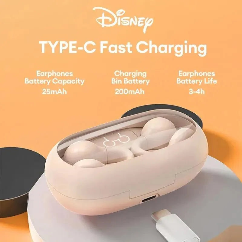 Disney DN12 Clip-on Bluetooth Earphones - Bear Hugs