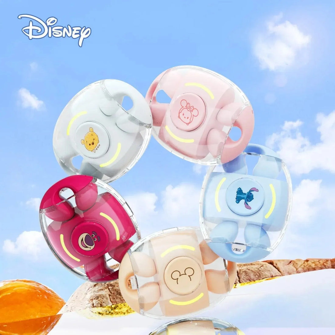 Disney Dot Clip-on Bluetooth Earphones - Bear Hugs