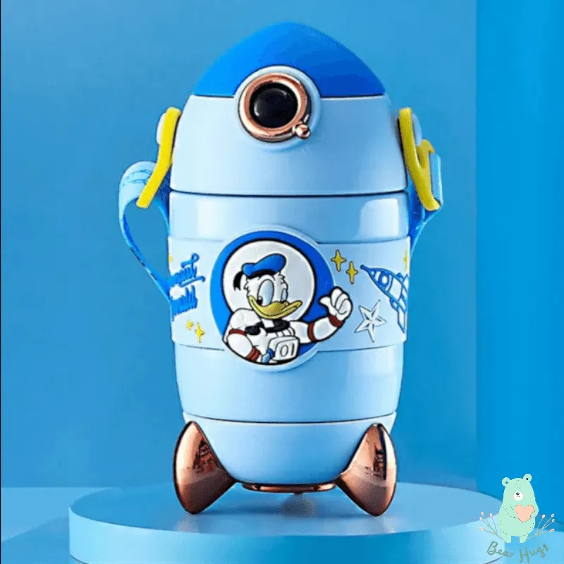 Disney Mickey & Friends Space Steel Bottle (400 ml) - Bear Hugs