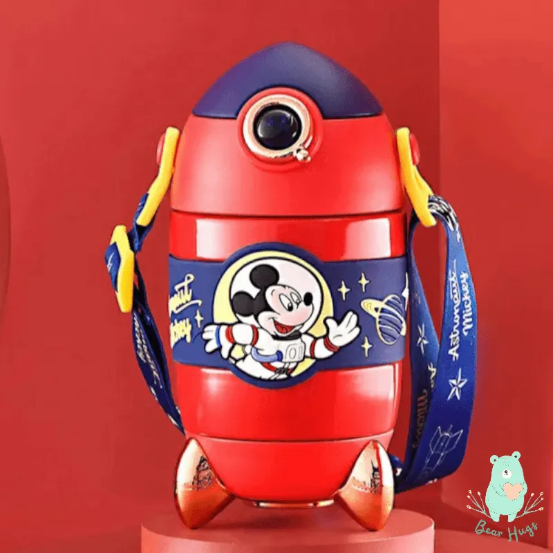 Disney Mickey & Friends Space Steel Bottle (400 ml) - Bear Hugs