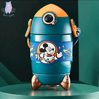 Disney Mickey & Friends Space Steel Bottle (400 ml) - Bear Hugs