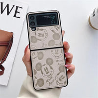 Disney Mickey Leather Finish Case (For Samsung Fold & Flip) - Bear Hugs