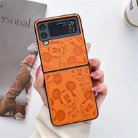 Disney Mickey Leather Finish Case (For Samsung Fold & Flip) - Bear Hugs