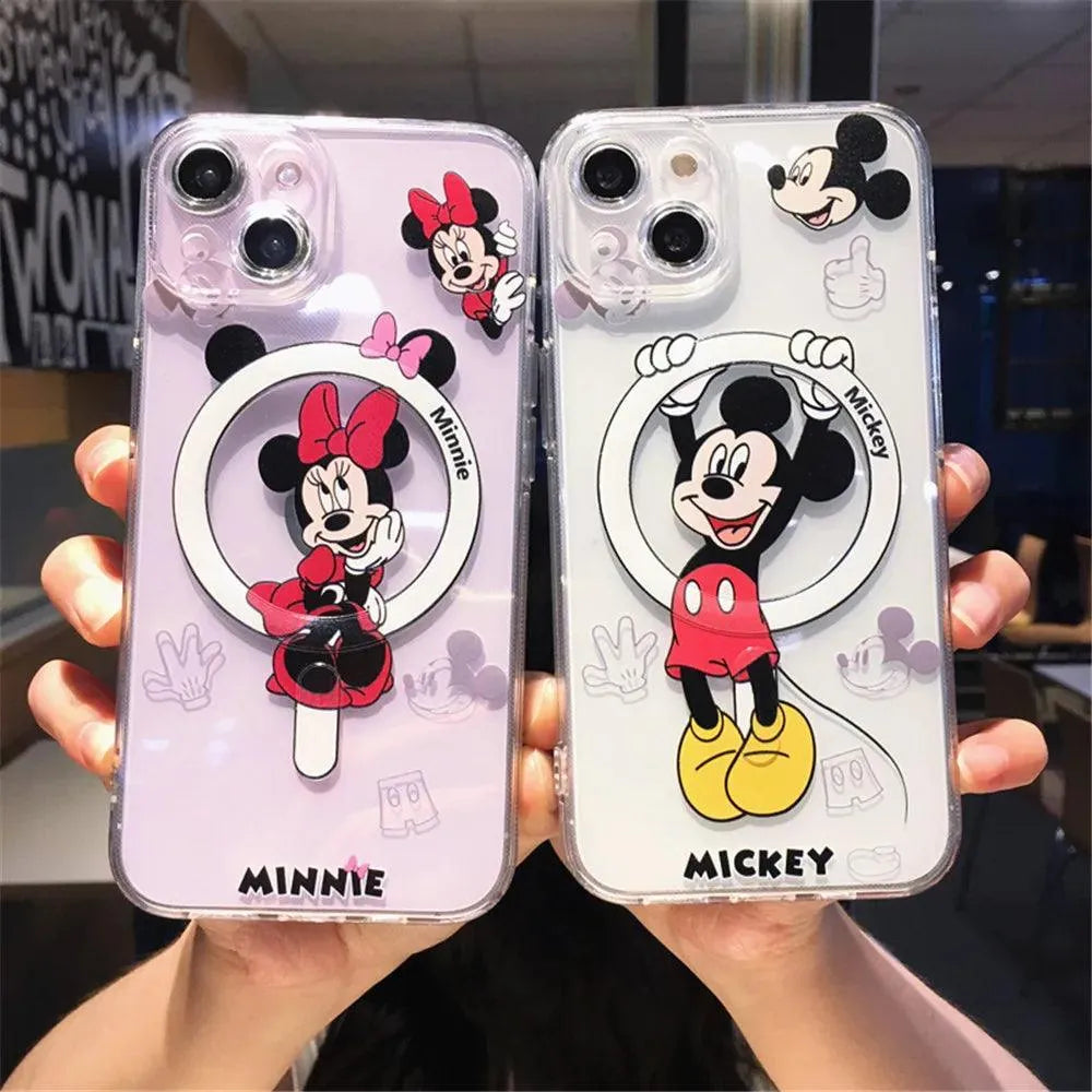 Disney Mickey Minnie MagSafe Phone Case (For iPhones) - Bear Hugs