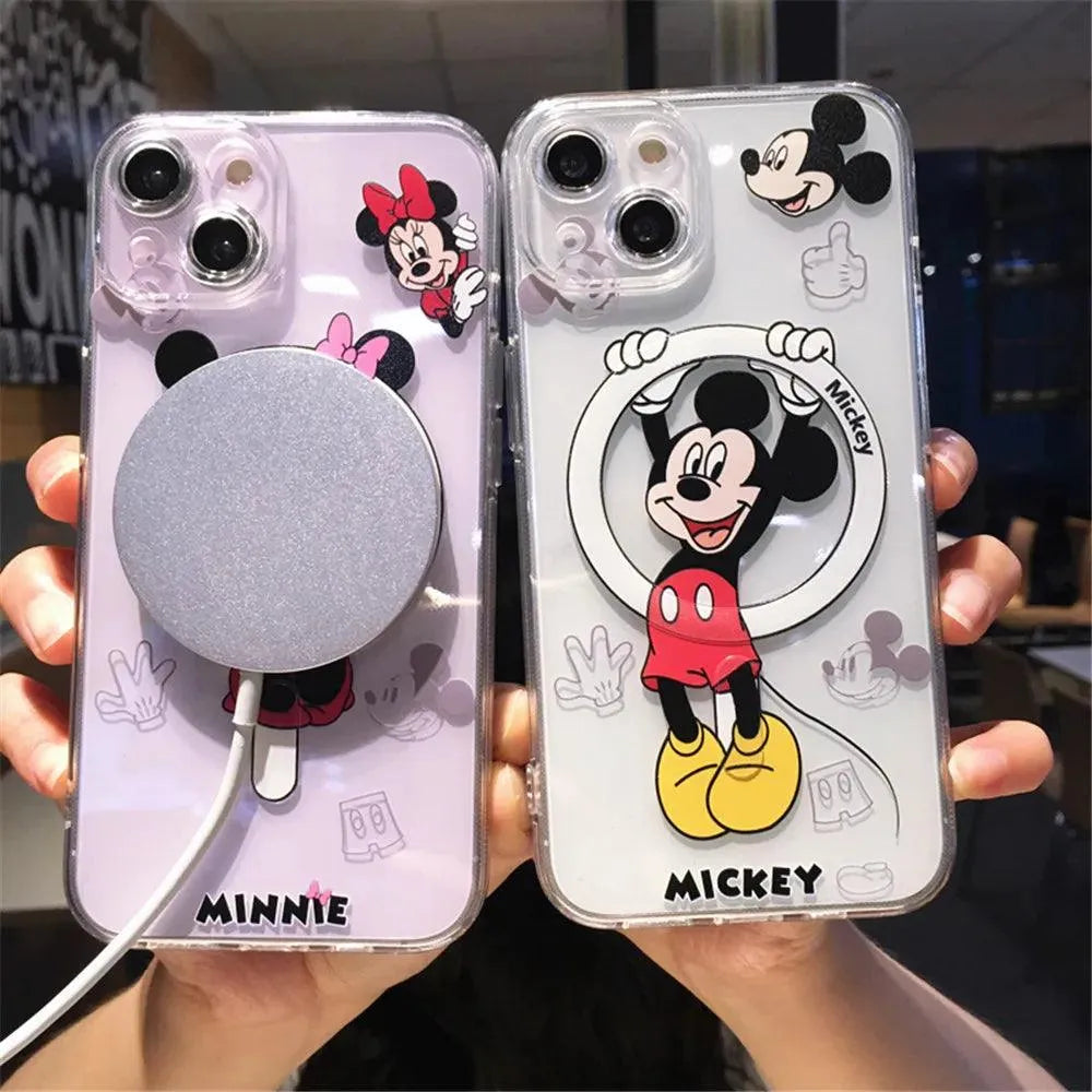 Disney Mickey Minnie MagSafe Phone Case (For iPhones) - Bear Hugs