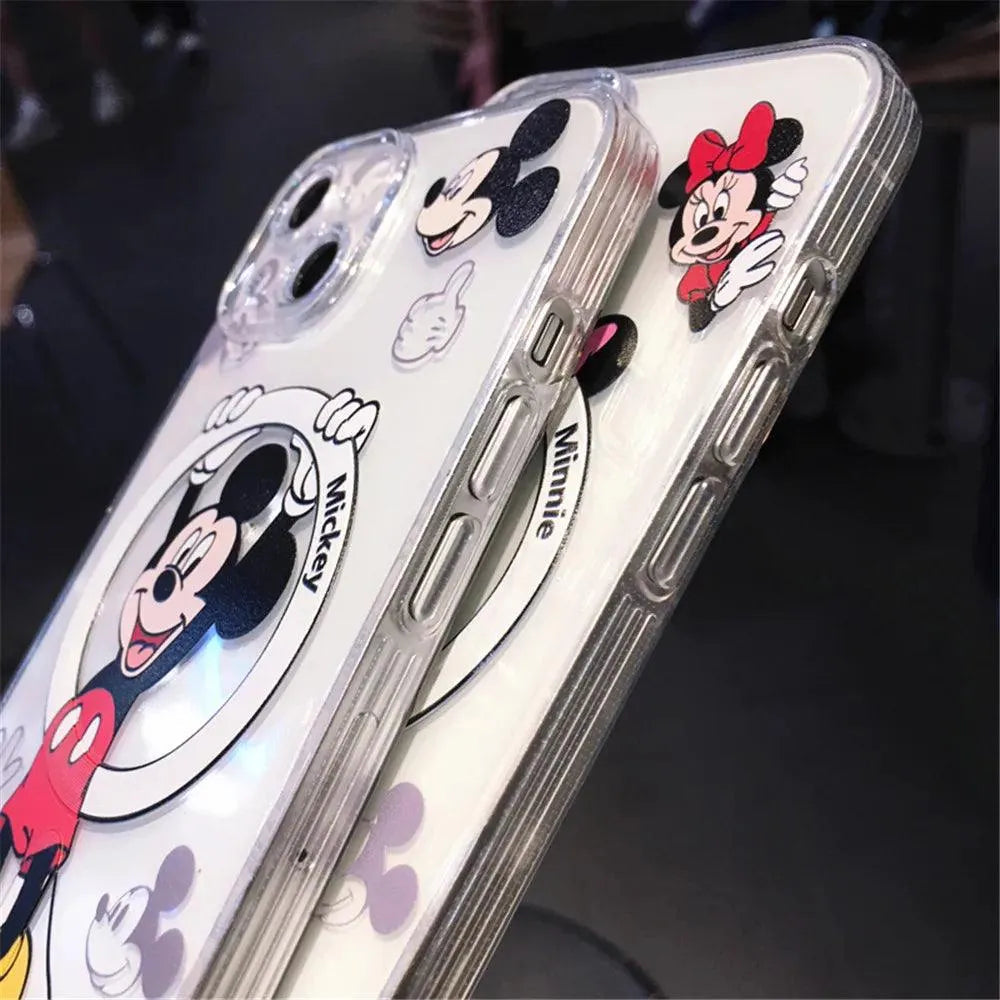 Disney Mickey Minnie MagSafe Phone Case (For iPhones) - Bear Hugs